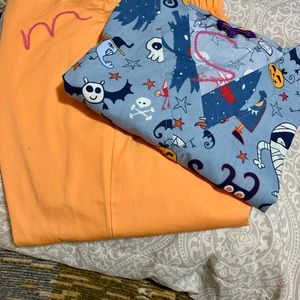 Halloween scrub set